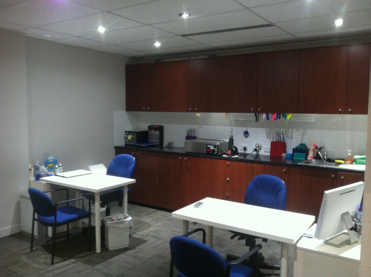 Hand therapy area rennos